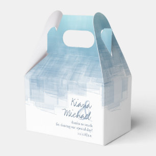 Aquarellbilder Danke Dusty Blue2 ID774 Geschenkschachtel