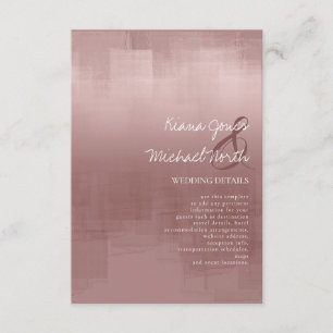 Aquarellbilder Details Zimtfarben Rose ID774 Begleitkarte