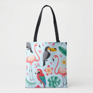 Aquarellbilder für Vögel, tropische Blume