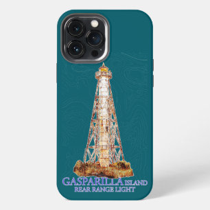 Aquarellbilder Gasparilla Insel iPhone 13 Pro Max Hülle