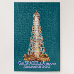 Aquarellbilder Gasparilla Insel Puzzle