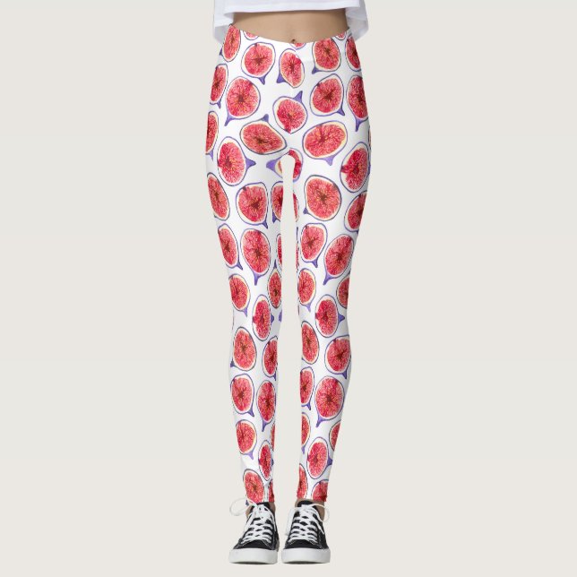 Aquarellbilder Leggings (Vorderseite)