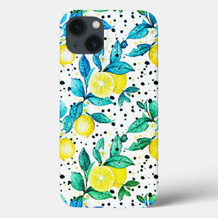 Aquarellbilder mit detaillierten blauen Blätter, Z Case-Mate iPhone Hülle