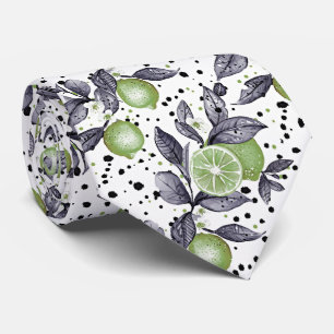 Aquarellbilder mit detaillierten grünen Blätter, L Krawatte