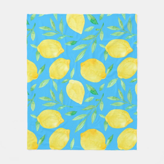 Aquarellbilder - Nahtloses Design Fleecedecke (Vorderseite)