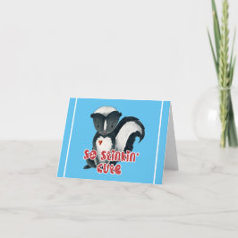 Aquarellbilder so stinkend' niedlich karte