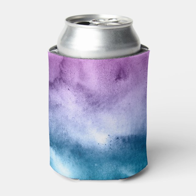 Aquarellbilder und Blues - Alle Optionen Dosenkühler (Kanne Vorderseite)