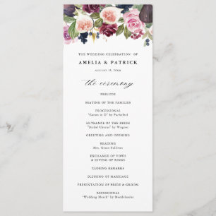 Aquarellbilder und violette Blumen Hochzeit im Her Programm