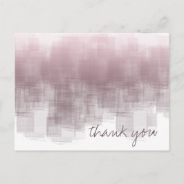 Aquarellbilder Vielen Dank Mauve ID774 Postkarte