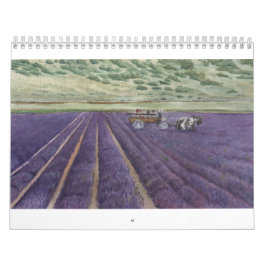 Aquarellbilder von YL Lavender & More Calendar Kalender