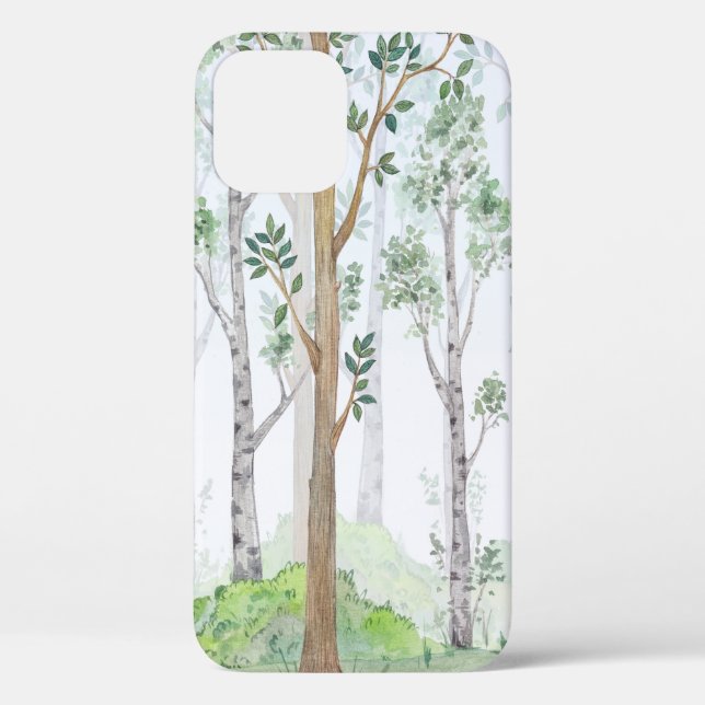 Aquarellbilderwald. Kinder Case-Mate iPhone Hülle (Rückseite)
