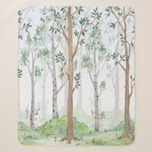 Aquarellbilderwald. Kinder Sherpadecke (Vorderseite)