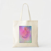 Aquarellbirne in rosa Stillleben Abstrakt