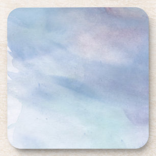 Aquarellblau 2 getränkeuntersetzer