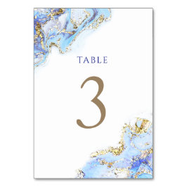 Aquarellblau, Tischnummer 3