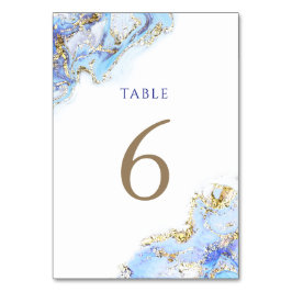 Aquarellblau, Tischnummer 6