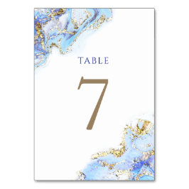 Aquarellblau, Tischnummer 7