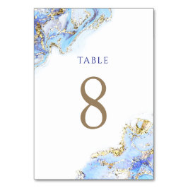 Aquarellblau, Tischnummer 8