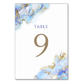 Aquarellblau, Tischnummer 9