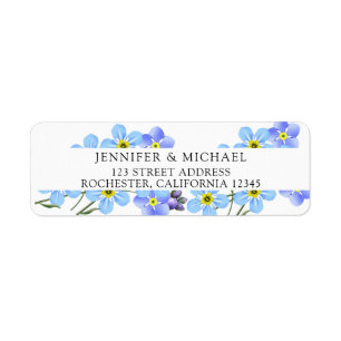 Aquarellblau vergisst mich nicht Blumenrückkehr