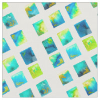Aquarellblaue und grüne Quadrate