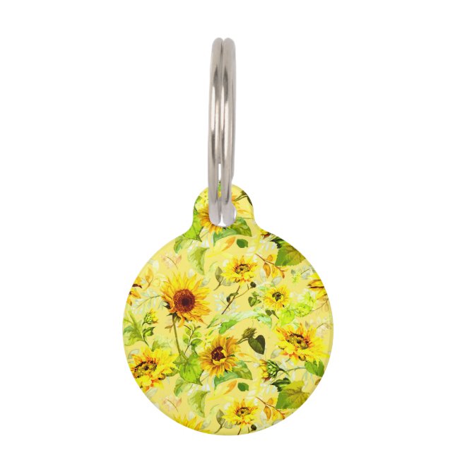 Aquarellblume 2 haustiermarke (Vorderseite)