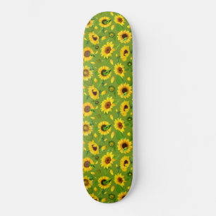 Aquarellblume 4 skateboard