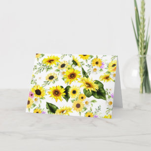 Aquarellblume 7 dankeskarte