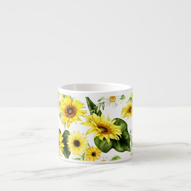 Aquarellblume 7 espressotasse (Vorderseite)