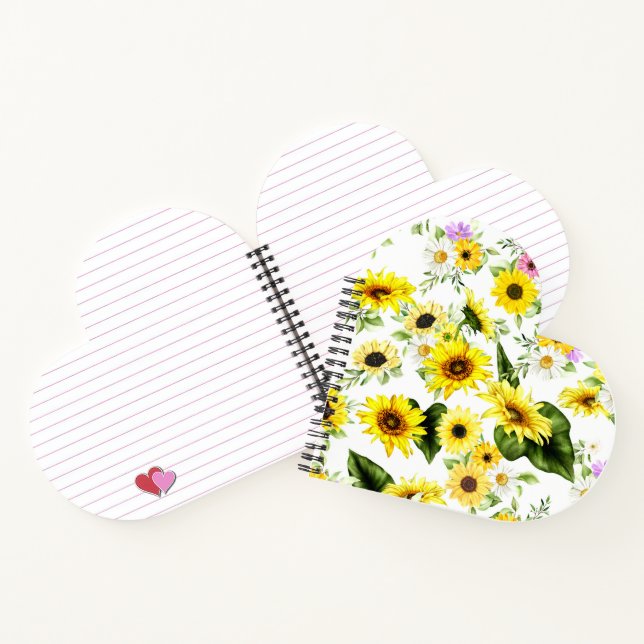 Aquarellblume 7 notizbuch (Innenseite)
