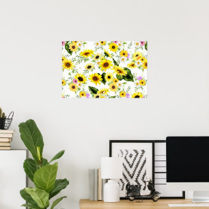 Aquarellblume 7 poster