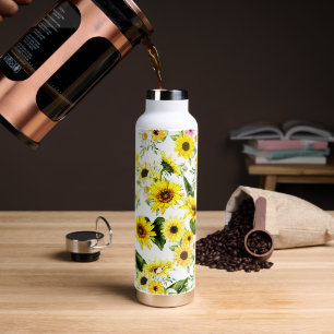 Aquarellblume 7 trinkflasche