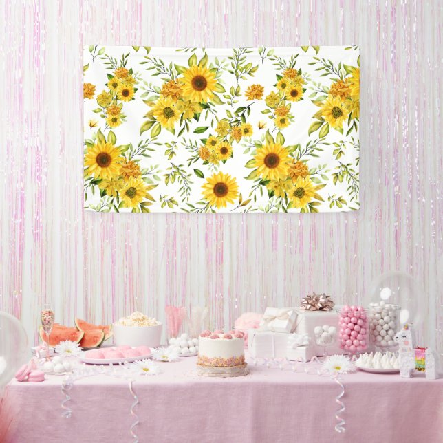 Aquarellblume 8 banner (Party)