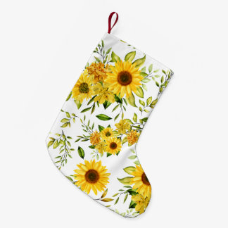 Aquarellblume 8 kleiner weihnachtsstrumpf