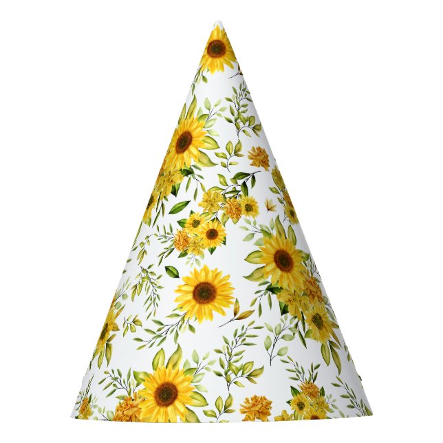 Aquarellblume 8 partyhütchen (Vorderseite)
