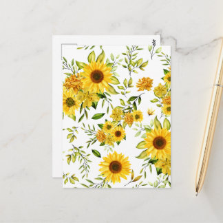 Aquarellblume 8 postkarte