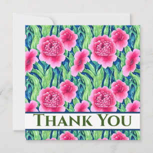 Aquarellblume Dankeschön Karte