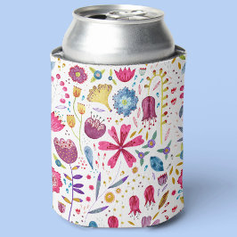 Aquarellblume Dosenkühler