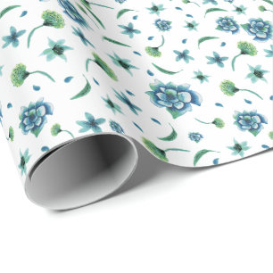 Aquarellblume Geschenkpapier
