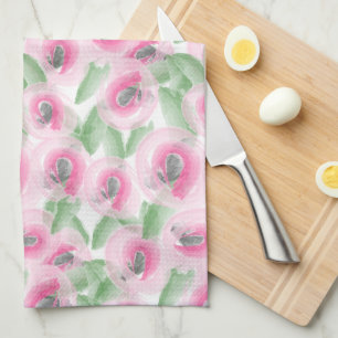 Aquarellblume Handtuch