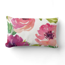 Aquarellblume in Rosa und Lila