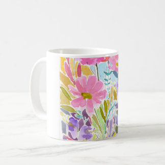 Aquarellblume Kaffeetasse