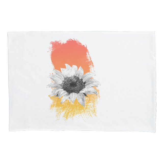 Aquarellblume Kissenbezug (Vorderseite)