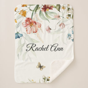 Aquarellblume, kleine Rolle Sherpadecke