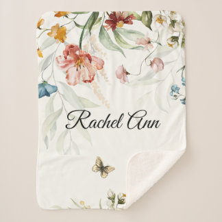 Aquarellblume, kleine Rolle Sherpadecke