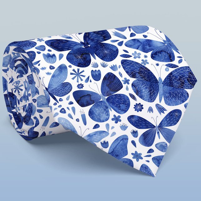 Aquarellblume Krawatte (Von Creator hochgeladen)