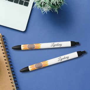 Aquarellblume Kugelschreiber