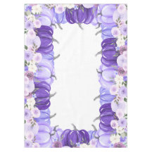 Aquarellblume Lila Pumpkin-Erntedank