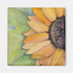 Aquarellblume Magnet