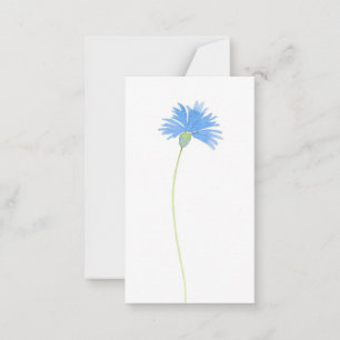 Aquarellblume Mitteilungskarte